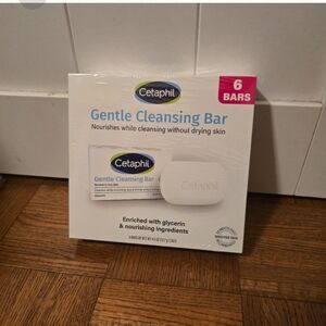 Cetaphil Gentle Cleansing Moisturizes Bar 6 pack 4.5 oz Each